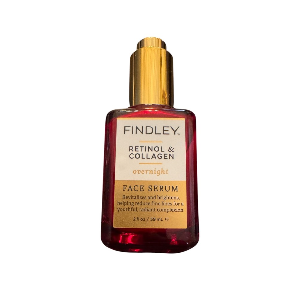 Findley Retinol & Collagen Overnight Face Serum 2 fl oz Anti-Aging Brightening